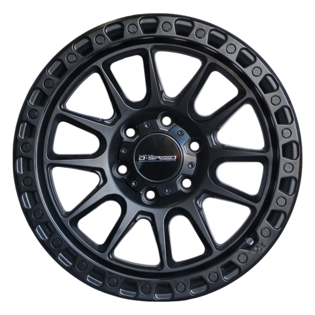 D-Speed XT-1 4x4 18x9 6x139.7 Satin Black