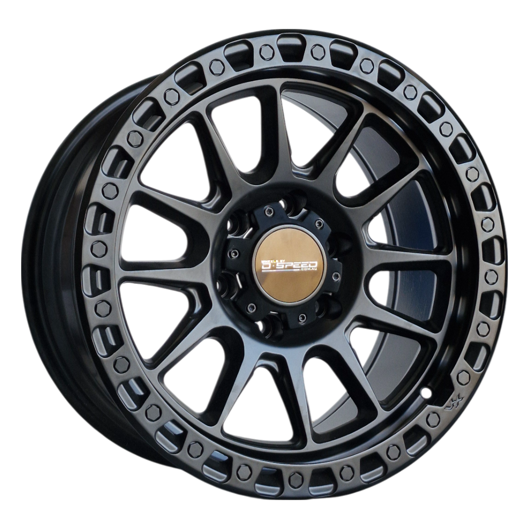 D-Speed XT-1 4x4 18x9 6x139.7 Satin Black