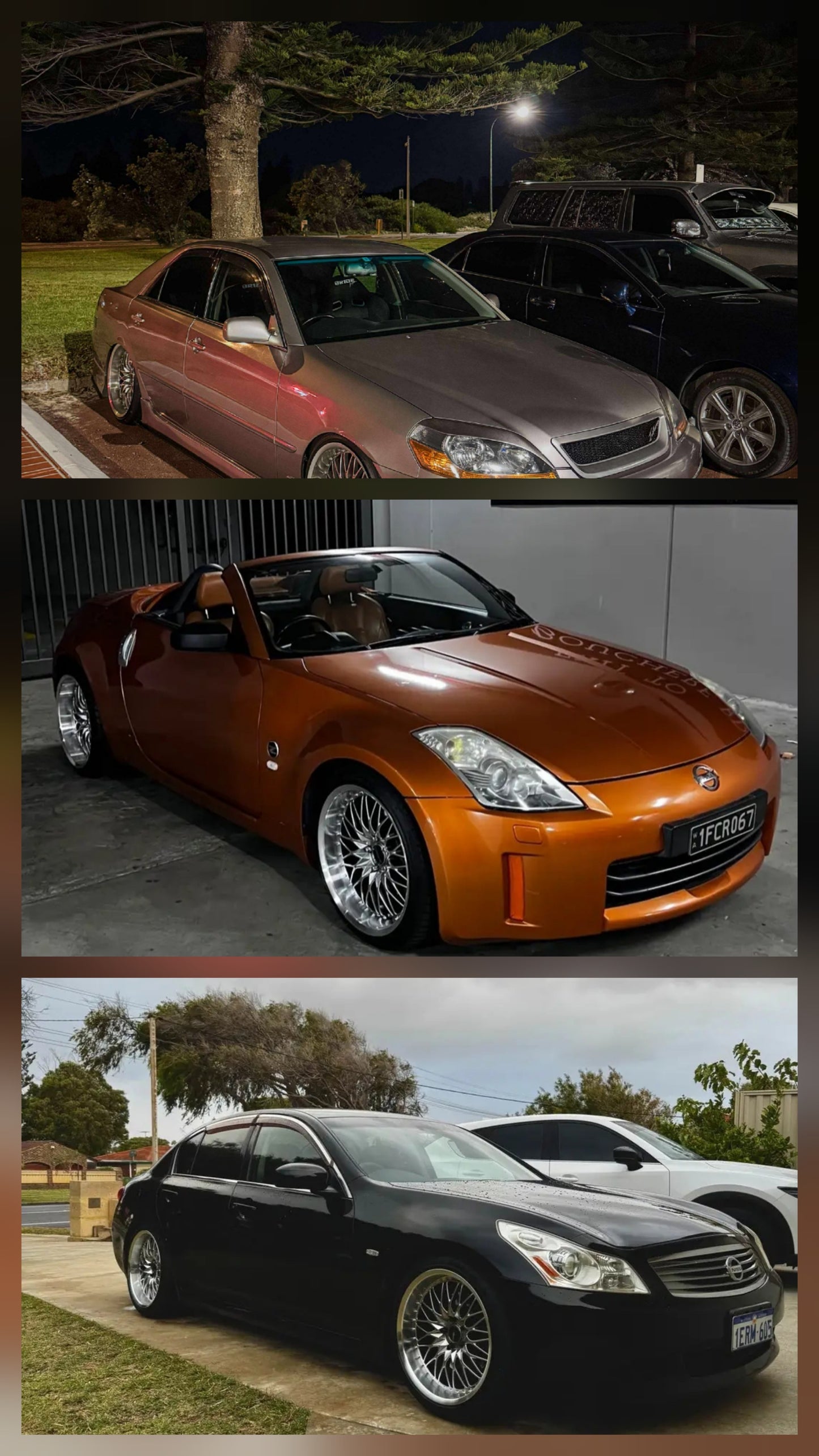 D-Speed DS-08 19X9.5 +25 & 19x10.5 +25 5x114.3 Wheel and tyre package