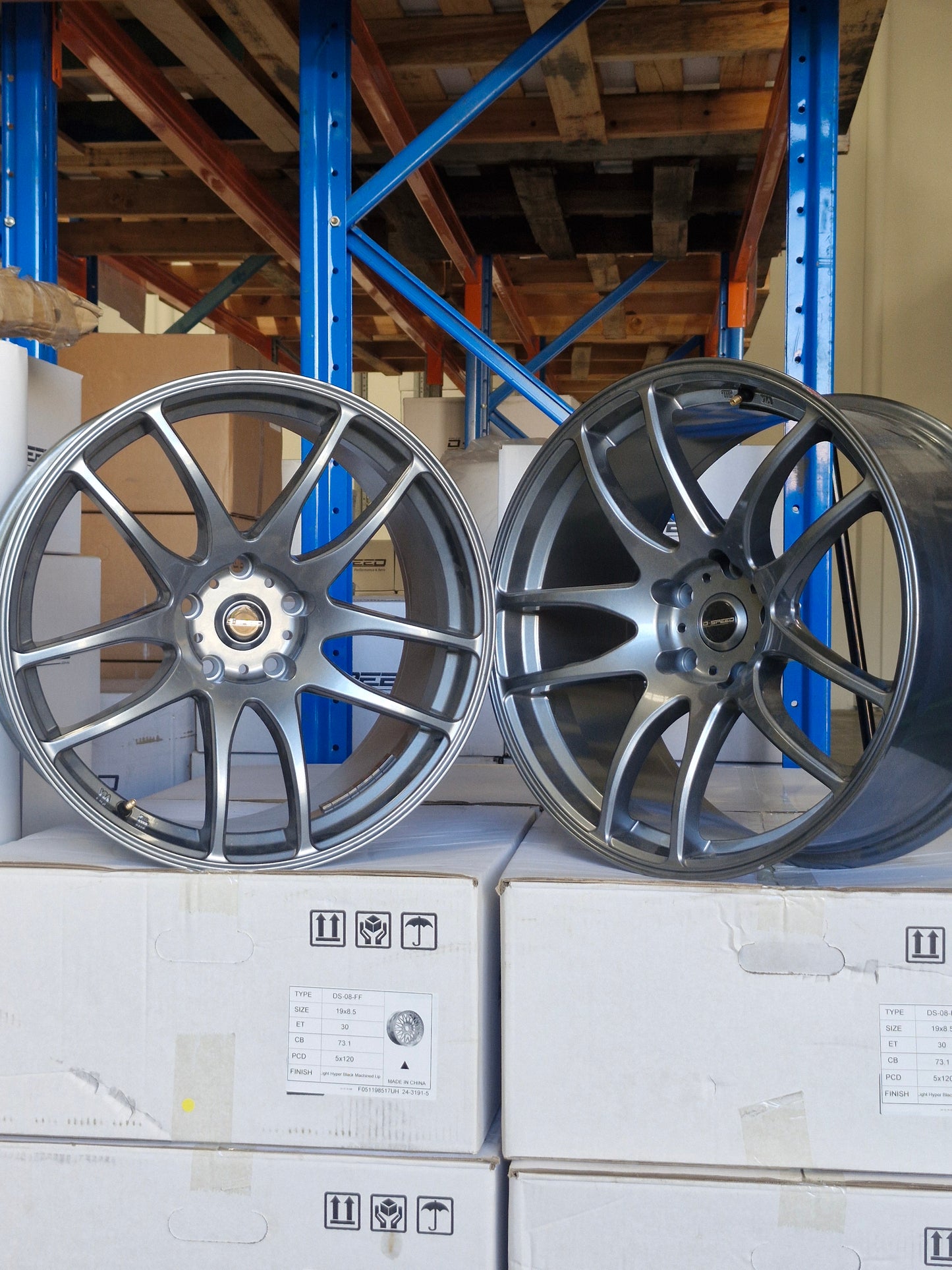 DS-02 19x9.5 +25 5x120 Gunmetal (CLEARANCE ITEM)