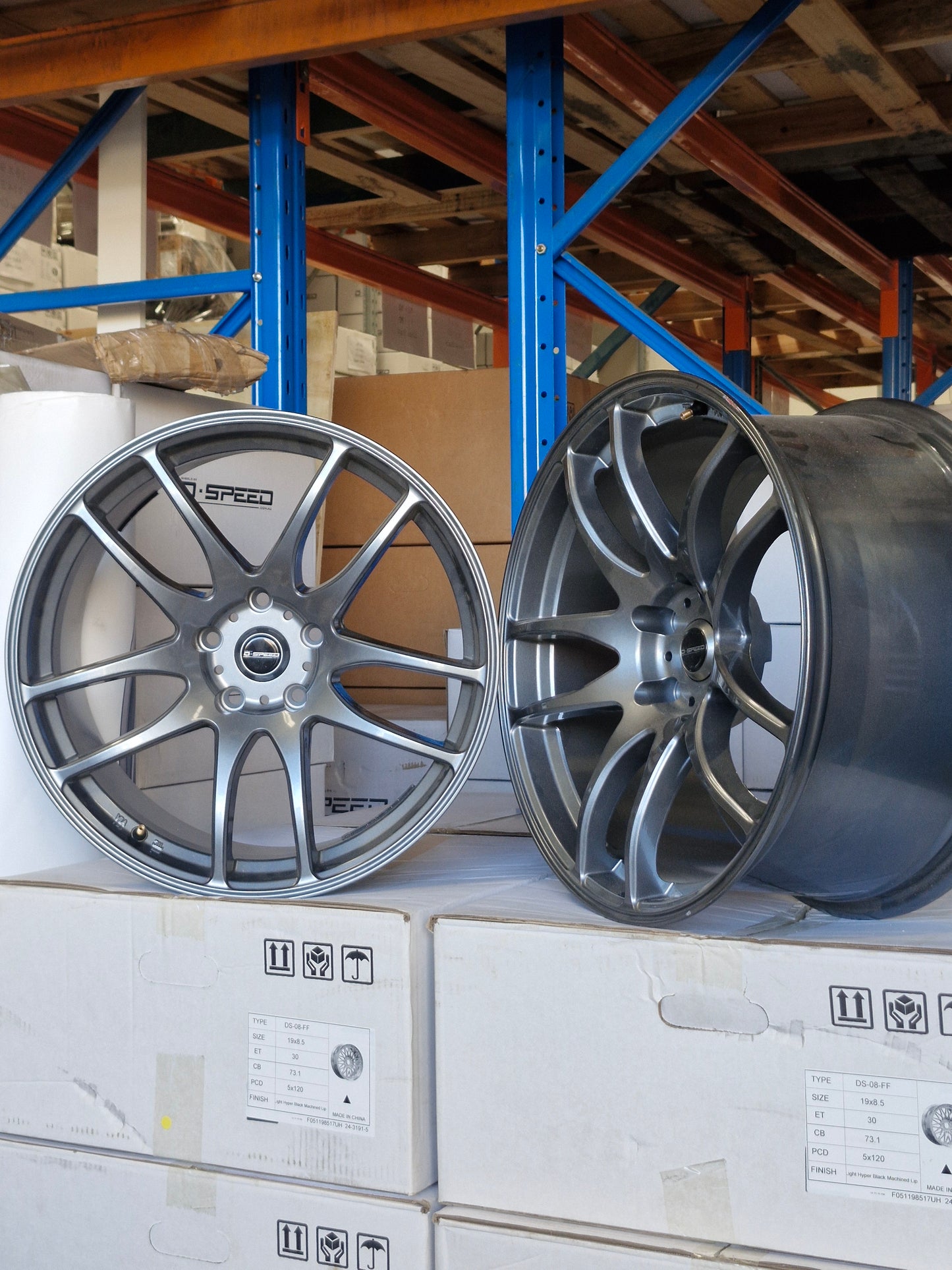 DS-02 19x9.5 +25 5x120 Gunmetal (CLEARANCE ITEM)