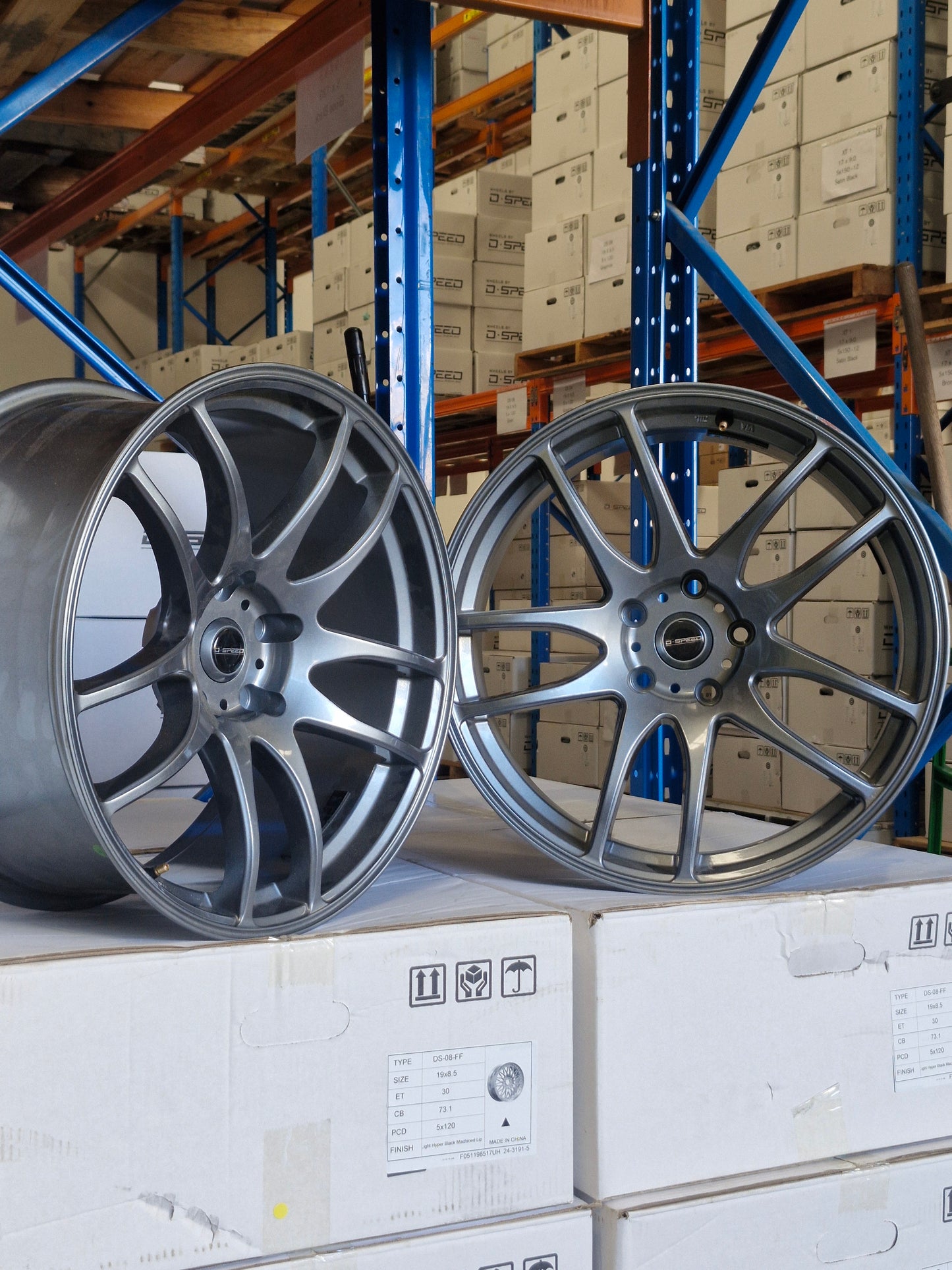 DS-02 19x9.5 +25 5x120 Gunmetal (CLEARANCE ITEM)