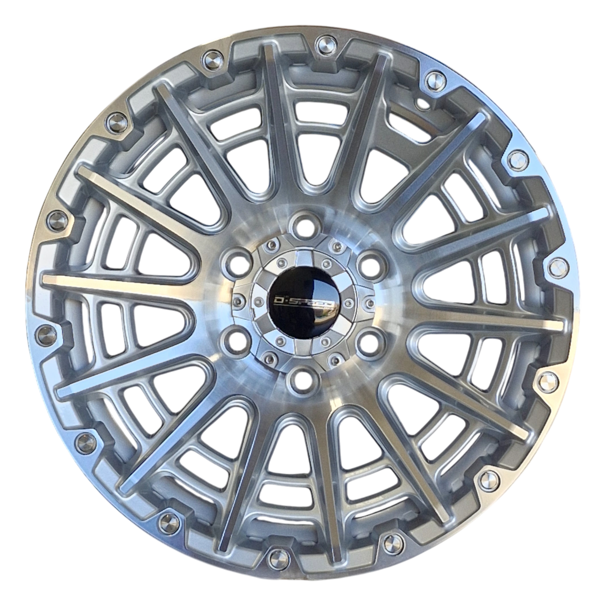 D-Speed XT-3 4x4 17x8.5  Machined Silver