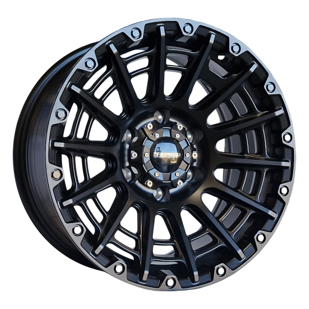 D-Speed XT-3 4x4 17x8.5  Satin Black