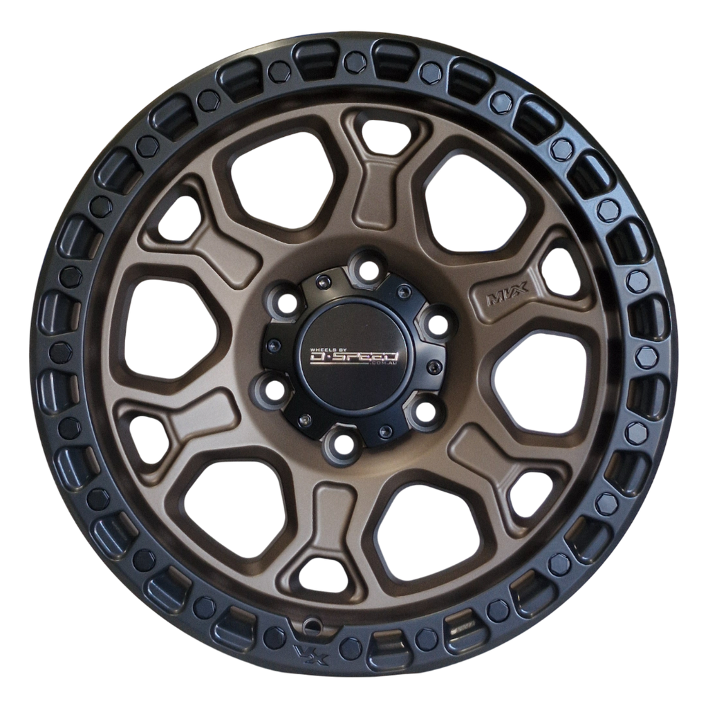 D-Speed XT-2 4x4 17x9  Matt Bronze