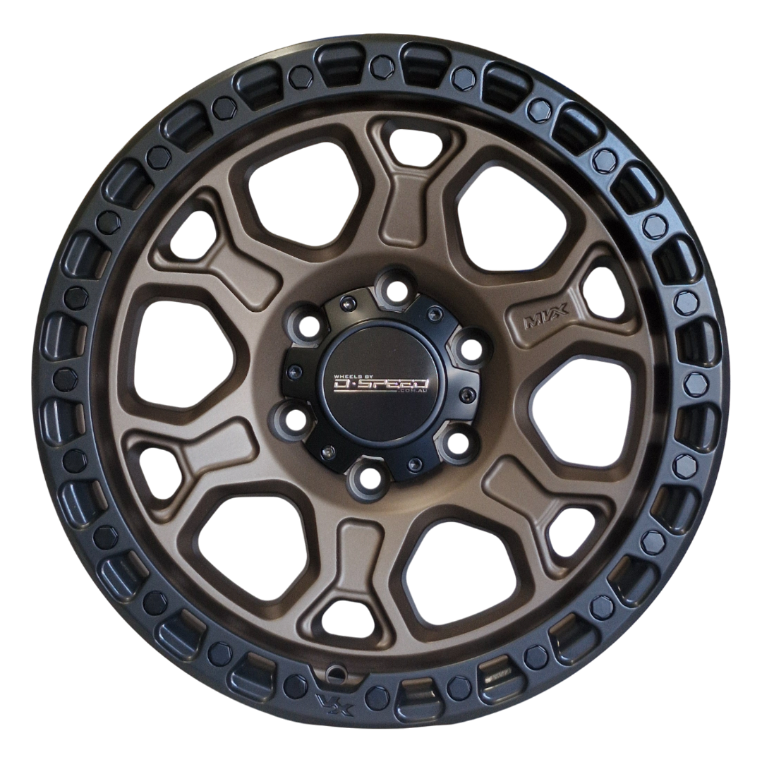 D-Speed XT-2 4x4 17x9  Matt Bronze