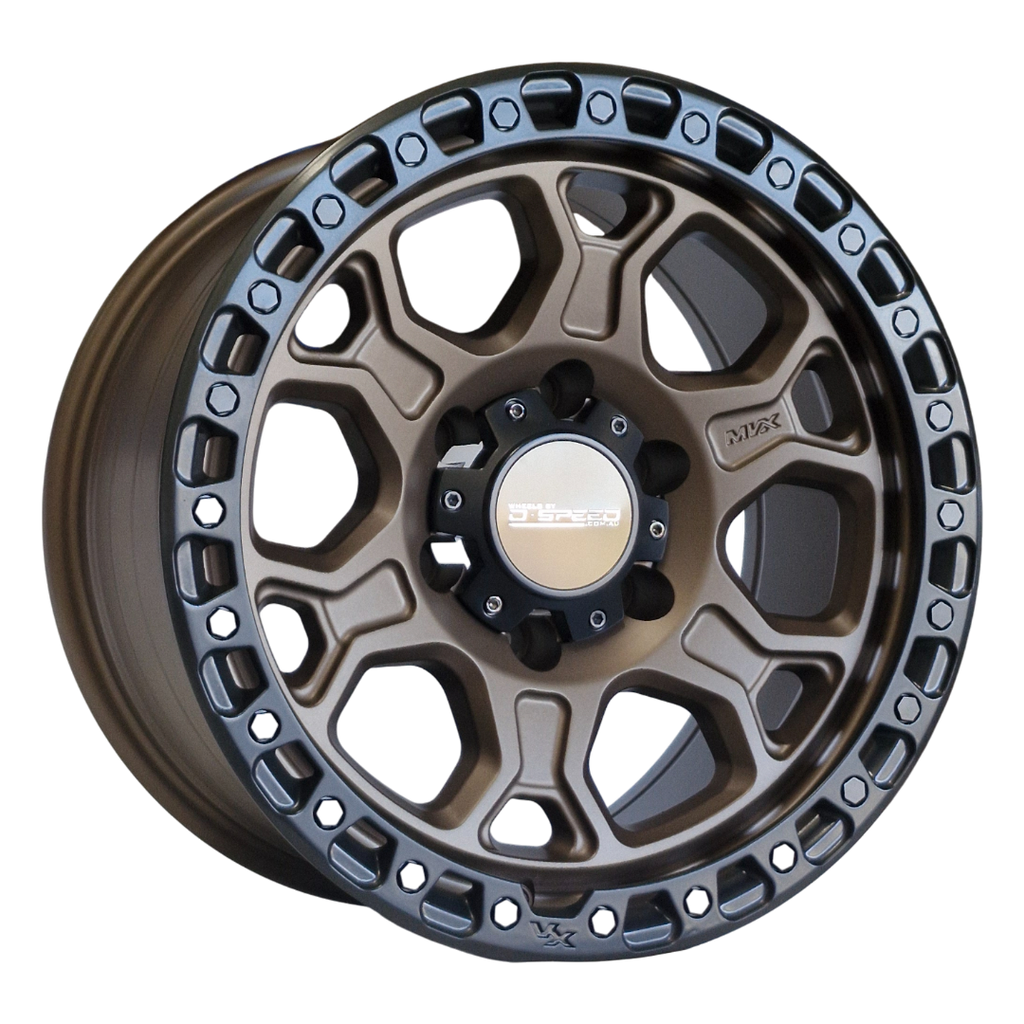 D-Speed XT-2 4x4 17x9  Matt Bronze