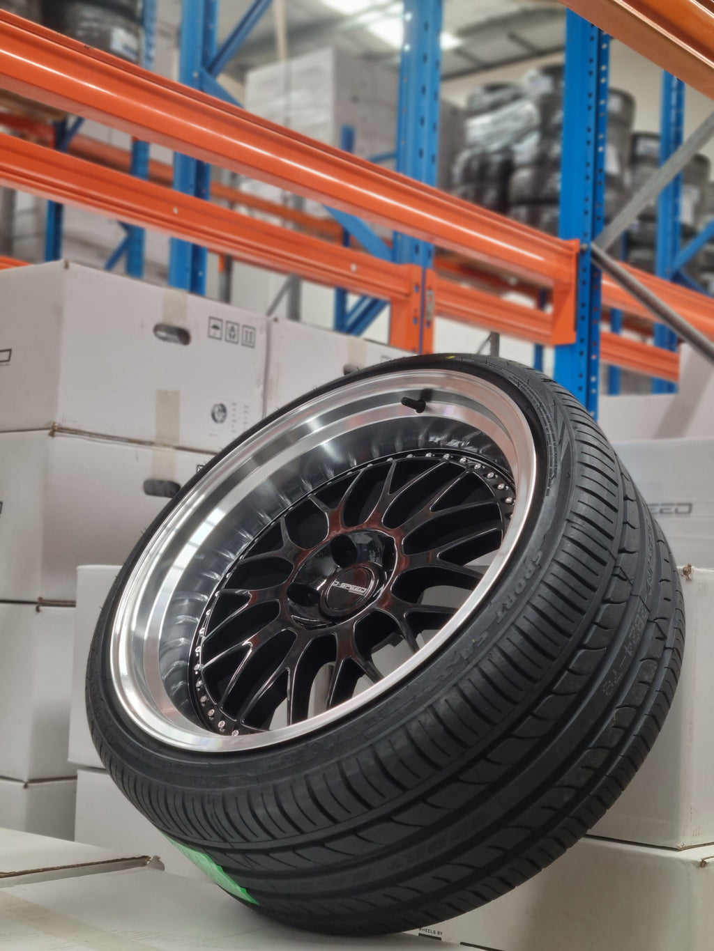 D-Speed  DS-06 19X8.5 5x114.3 Wheel and tyre package