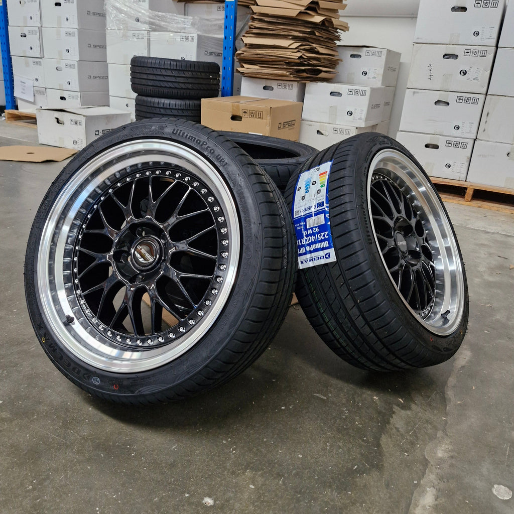 D-Speed  DS-06 18X8.5  5x114.3 +35 Wheel and tyre package