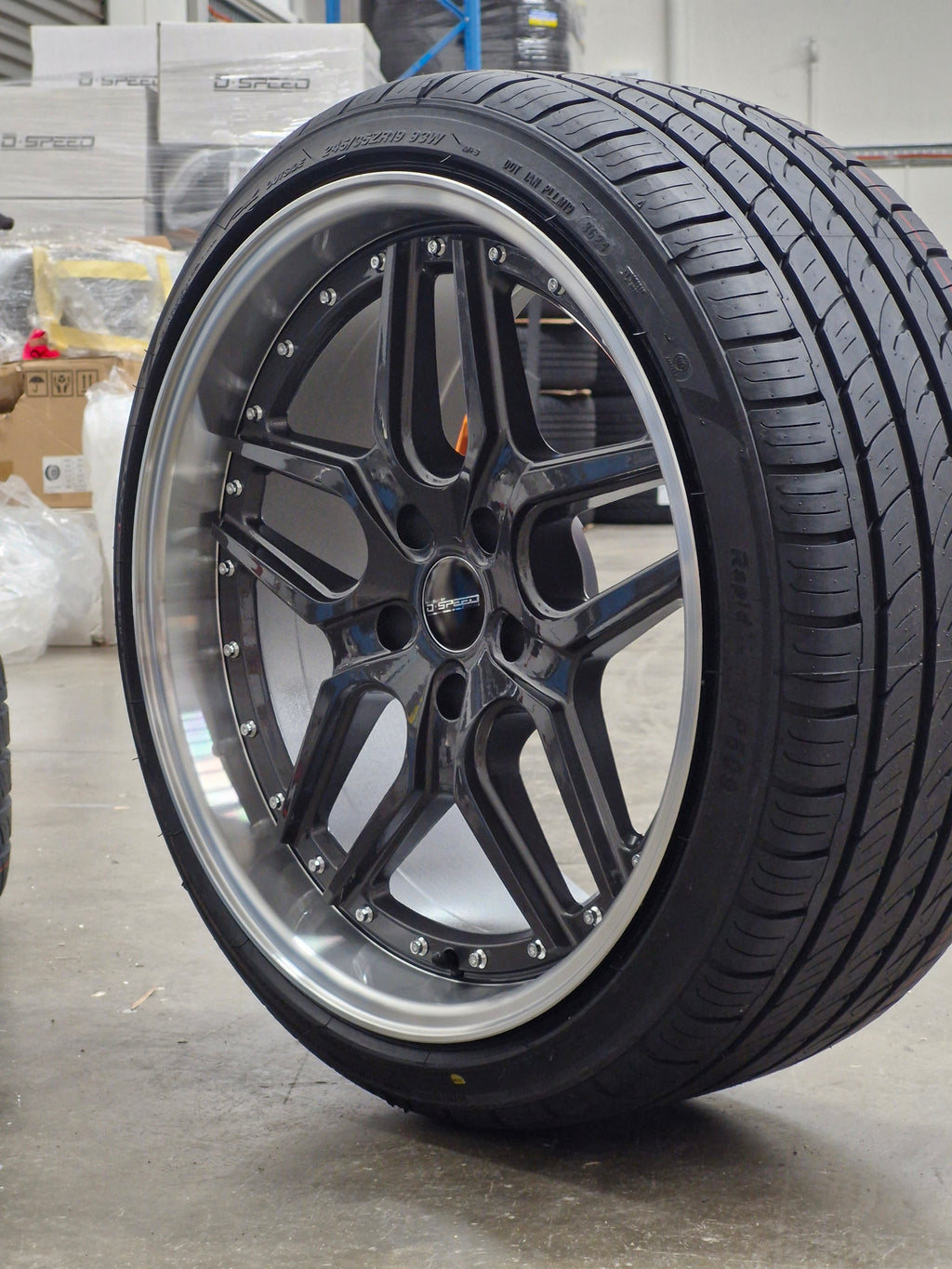 D-Speed  DS-09 19X8.5 +30 & 19x9.5 +35 5x120 Wheel and tyre package