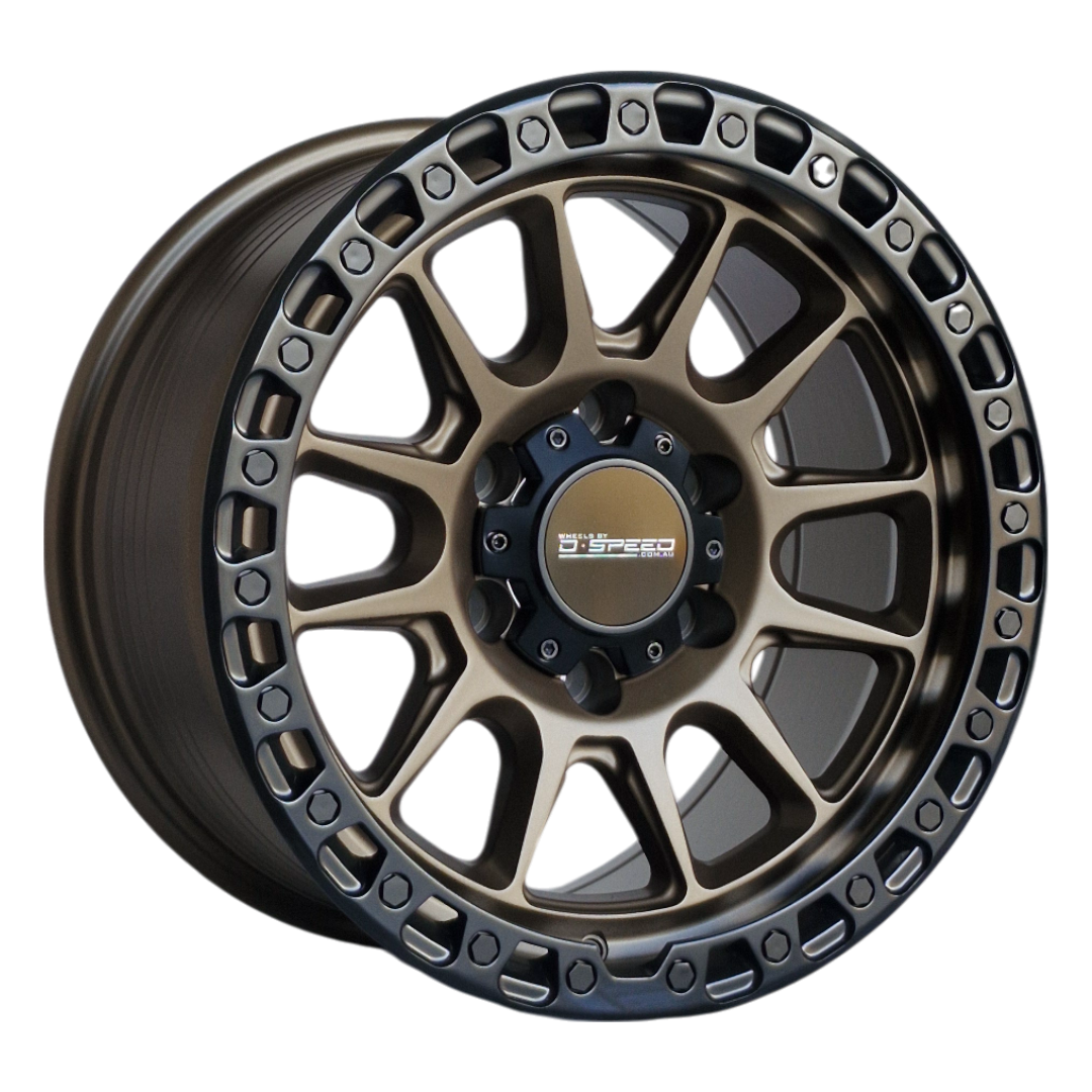D-Speed XT-1 4x4 17x9  Matt Bronze
