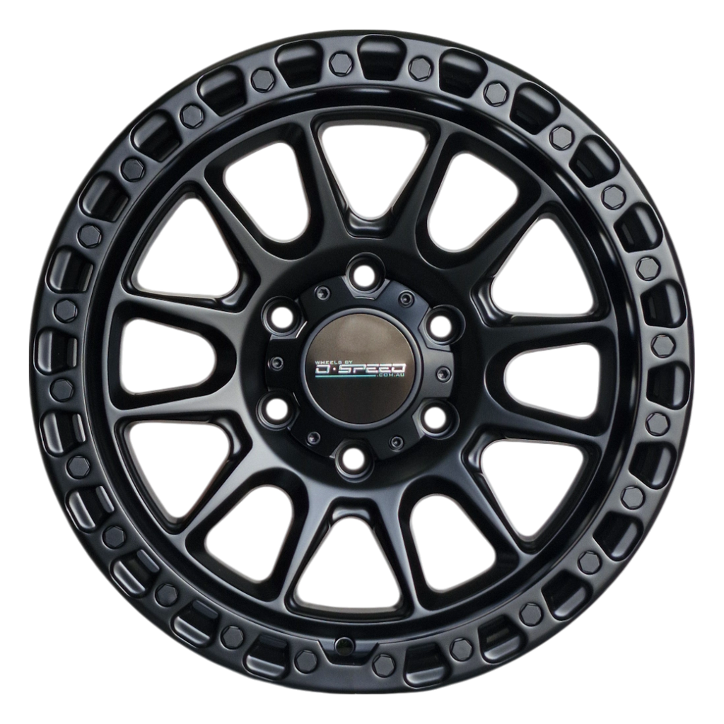 D-Speed XT-1 4x4 17x9  Satin Black