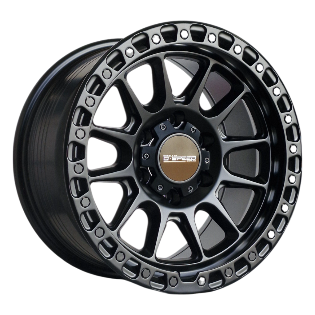 D-Speed XT-1 4x4 17x9  Satin Black