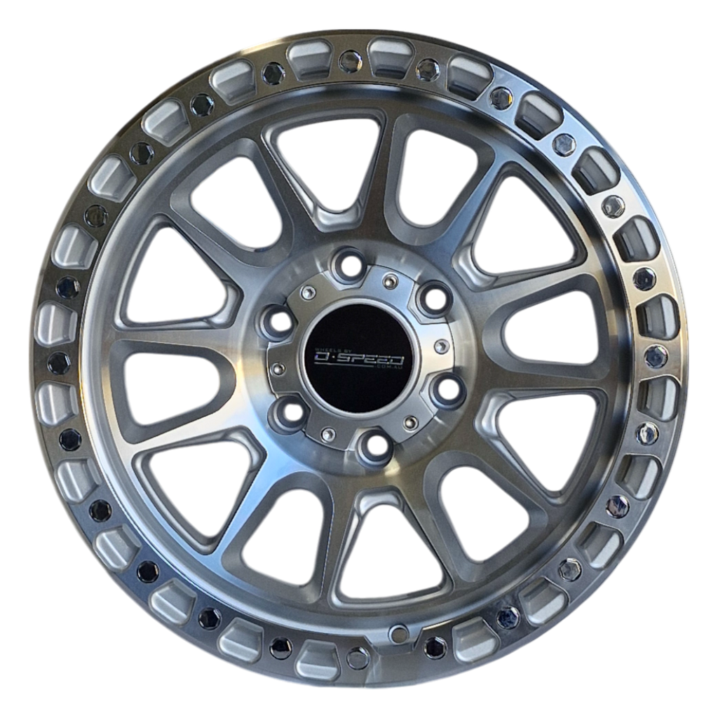 D-Speed XT-1 4x4 18x9 6x139.7  Machined Silver