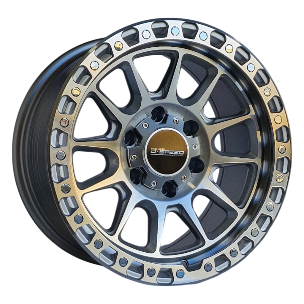D-Speed XT-1 4x4 18x9 6x139.7  Machined Silver