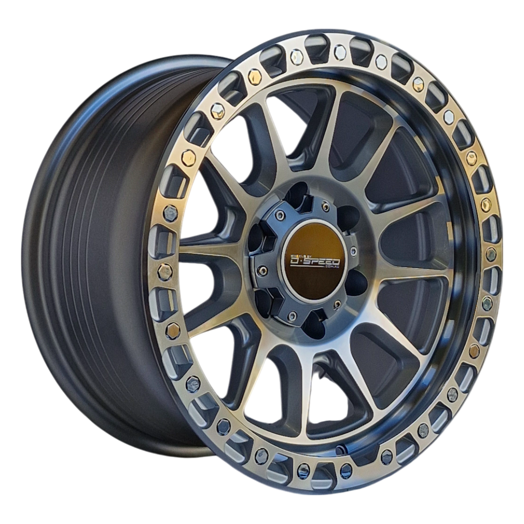 D-Speed XT-1 4x4 18x9 6x139.7  Machined Silver