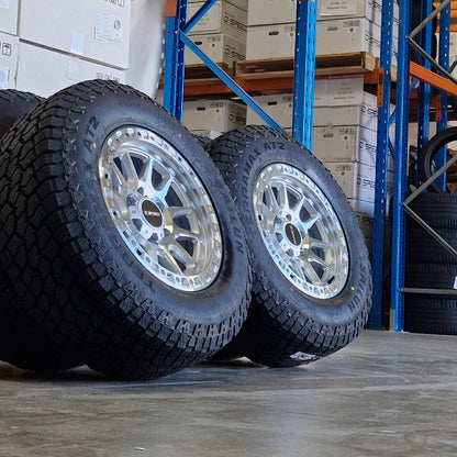 D-Speed XT-1 4x4 17x9  Machined Silver