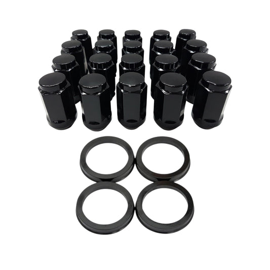 D-Speed Fittings Kit (Black Steel Wheel Nuts and Hubrings)