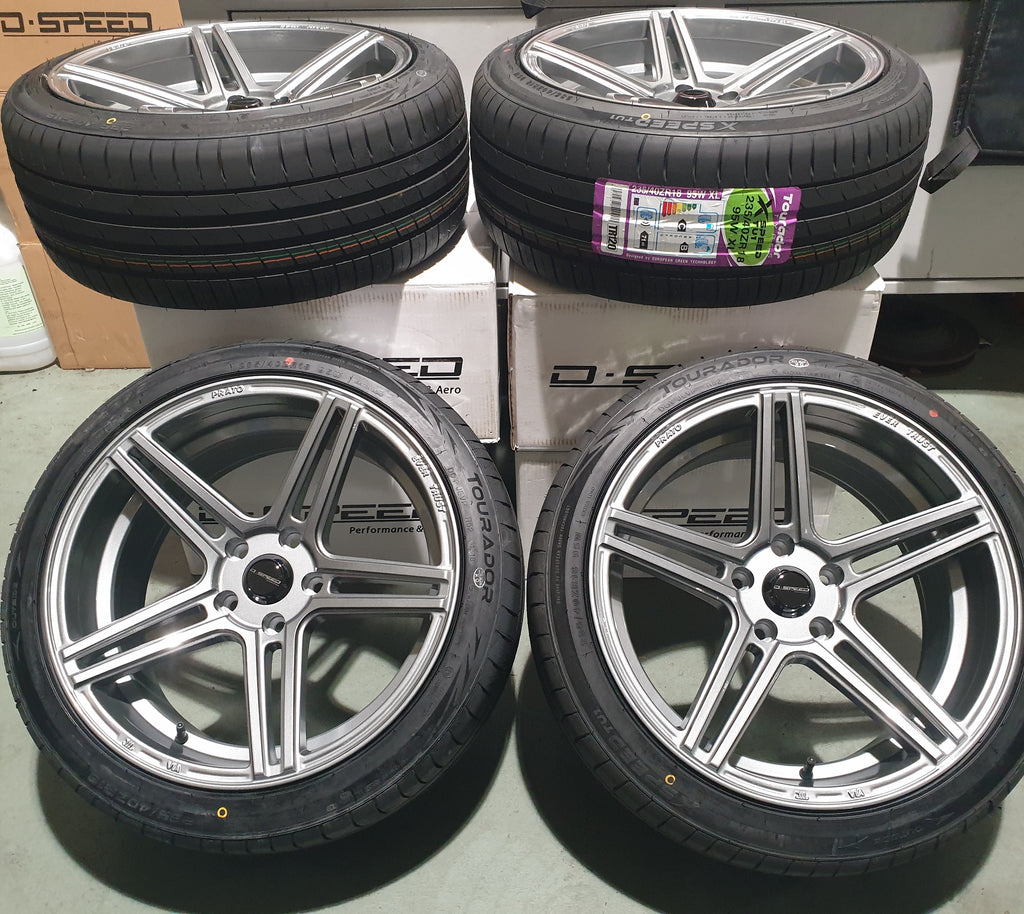 D-Speed DS-03 18X9 5X120 wheels