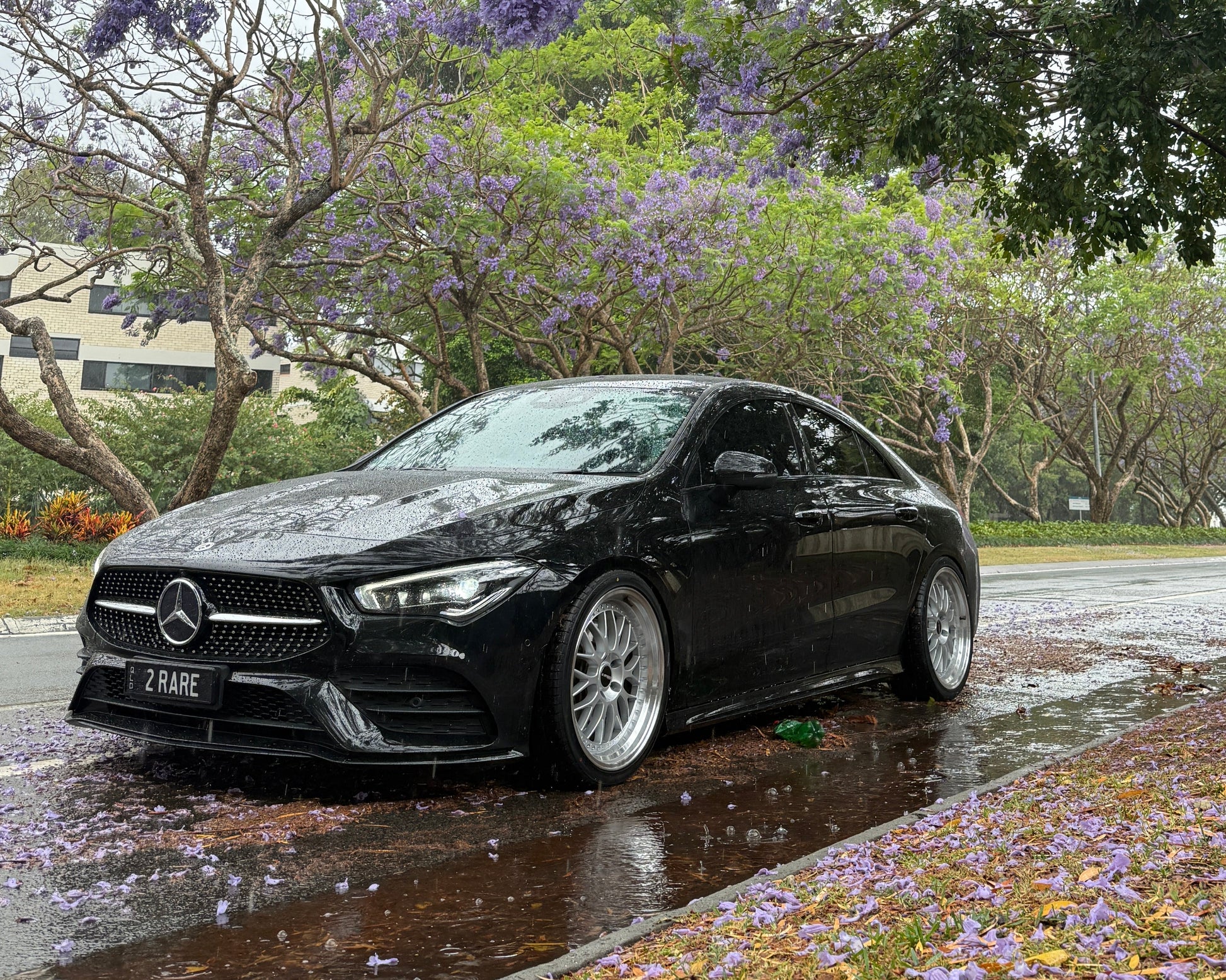 Mercedes cla250 with dspeed performance wheels ds06 ds-06 19x9.5 alloy wheels