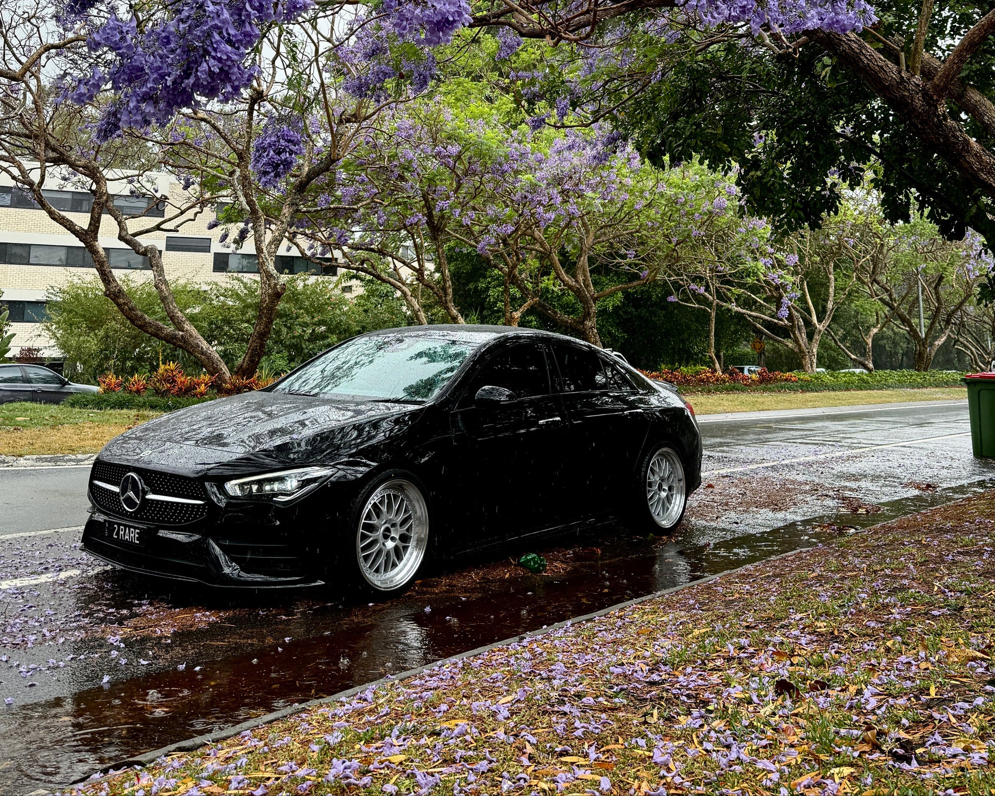 Mercedes cla250 with dspeed performance wheels ds06 ds-06 19x9.5 alloy wheels