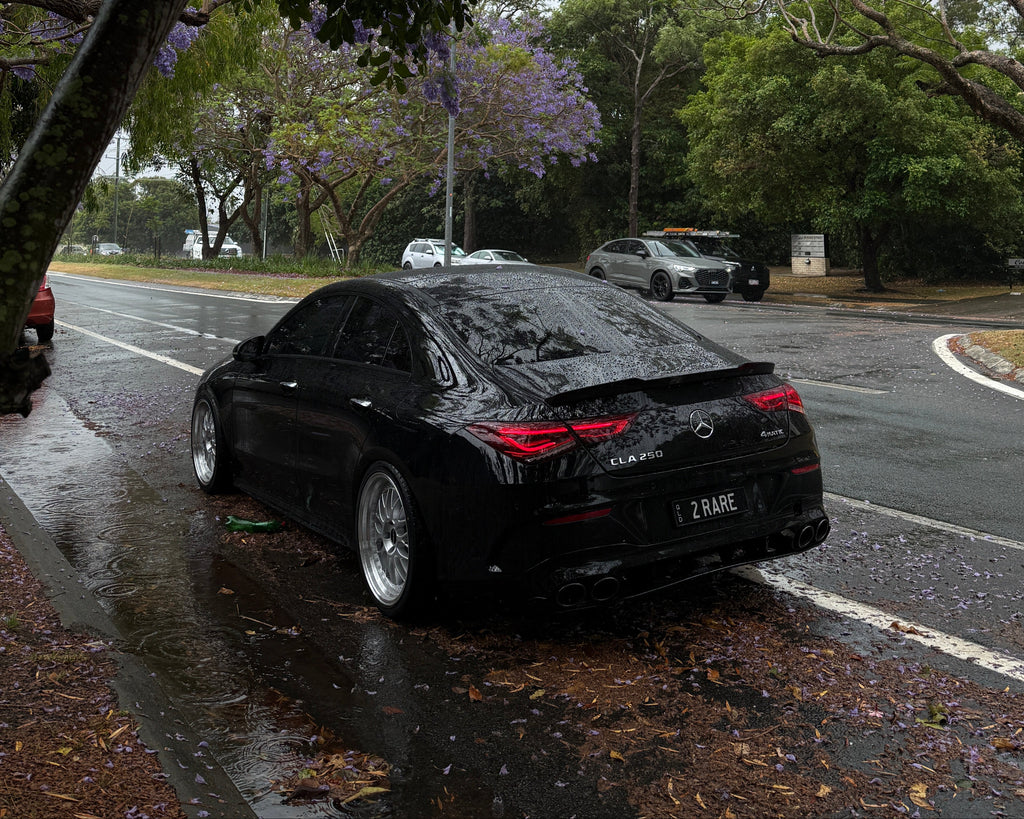 Mercedes cla250 with dspeed performance wheels ds06 ds-06 19x9.5 alloy wheels