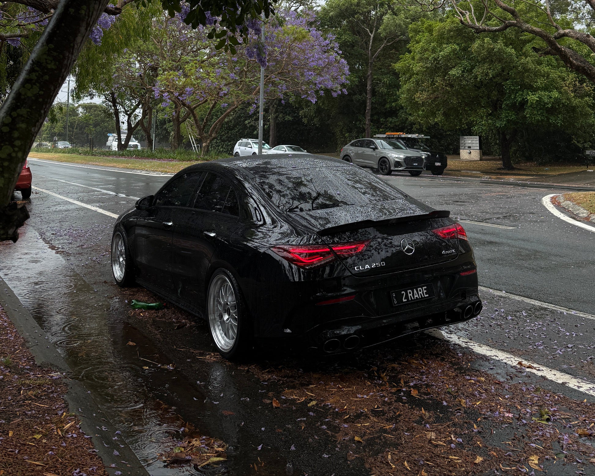 Mercedes cla250 with dspeed performance wheels ds06 ds-06 19x9.5 alloy wheels