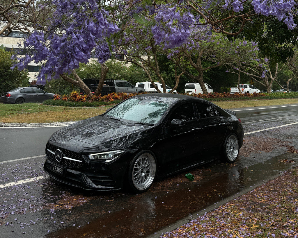 Mercedes cla250 with dspeed performance wheels ds06 ds-06 19x9.5 alloy wheels