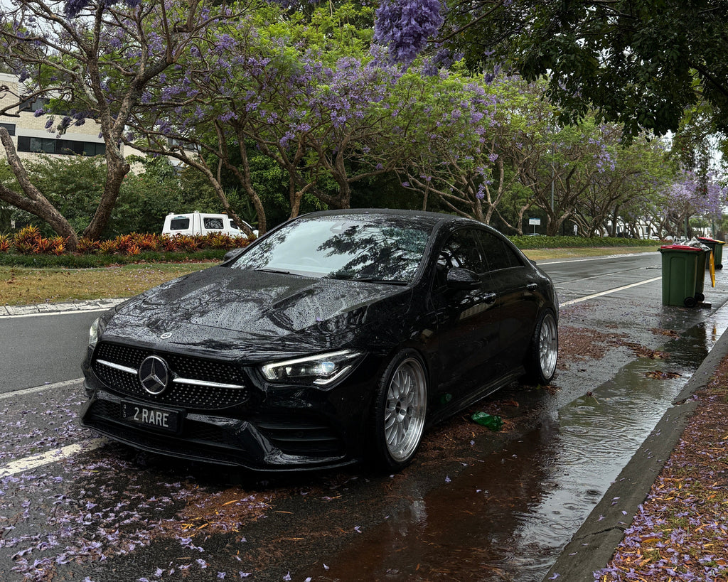 Mercedes cla250 with dspeed performance wheels ds06 ds-06 19x9.5 alloy wheels