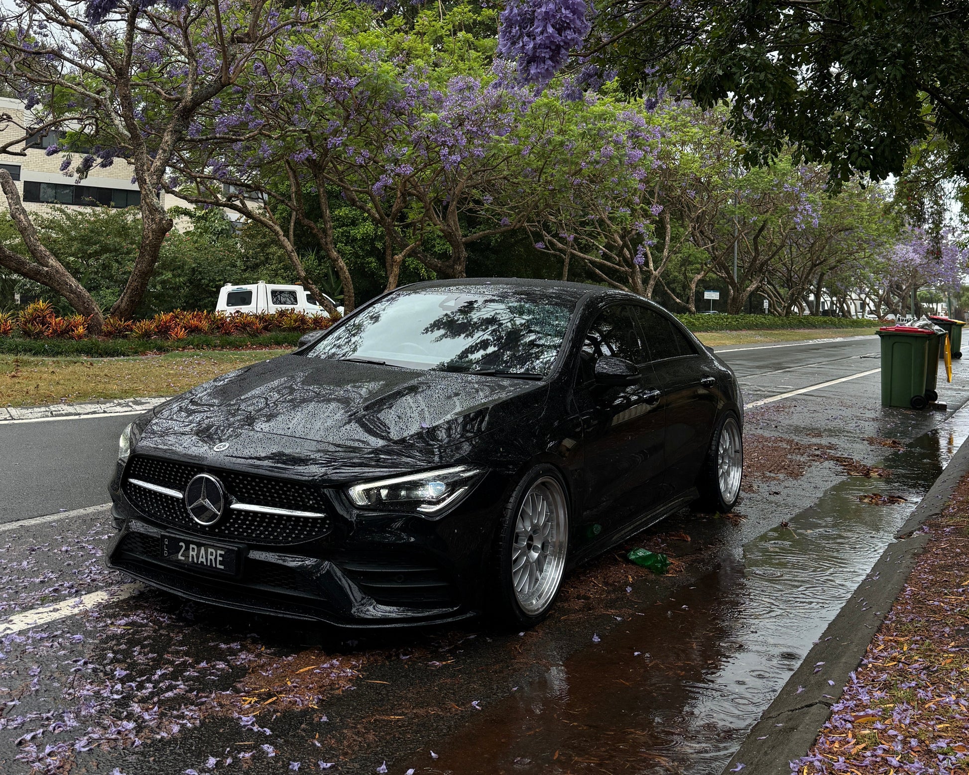 Mercedes cla250 with dspeed performance wheels ds06 ds-06 19x9.5 alloy wheels