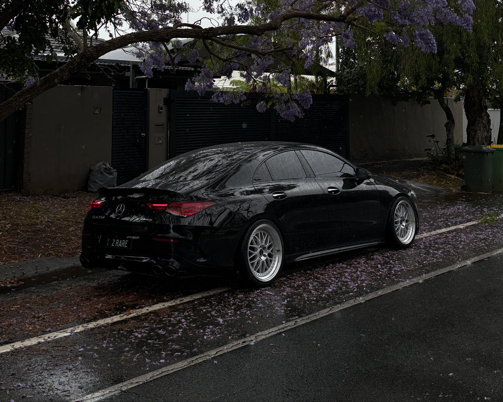 Mercedes cla250 with dspeed performance wheels ds06 ds-06 19x9.5 alloy wheels