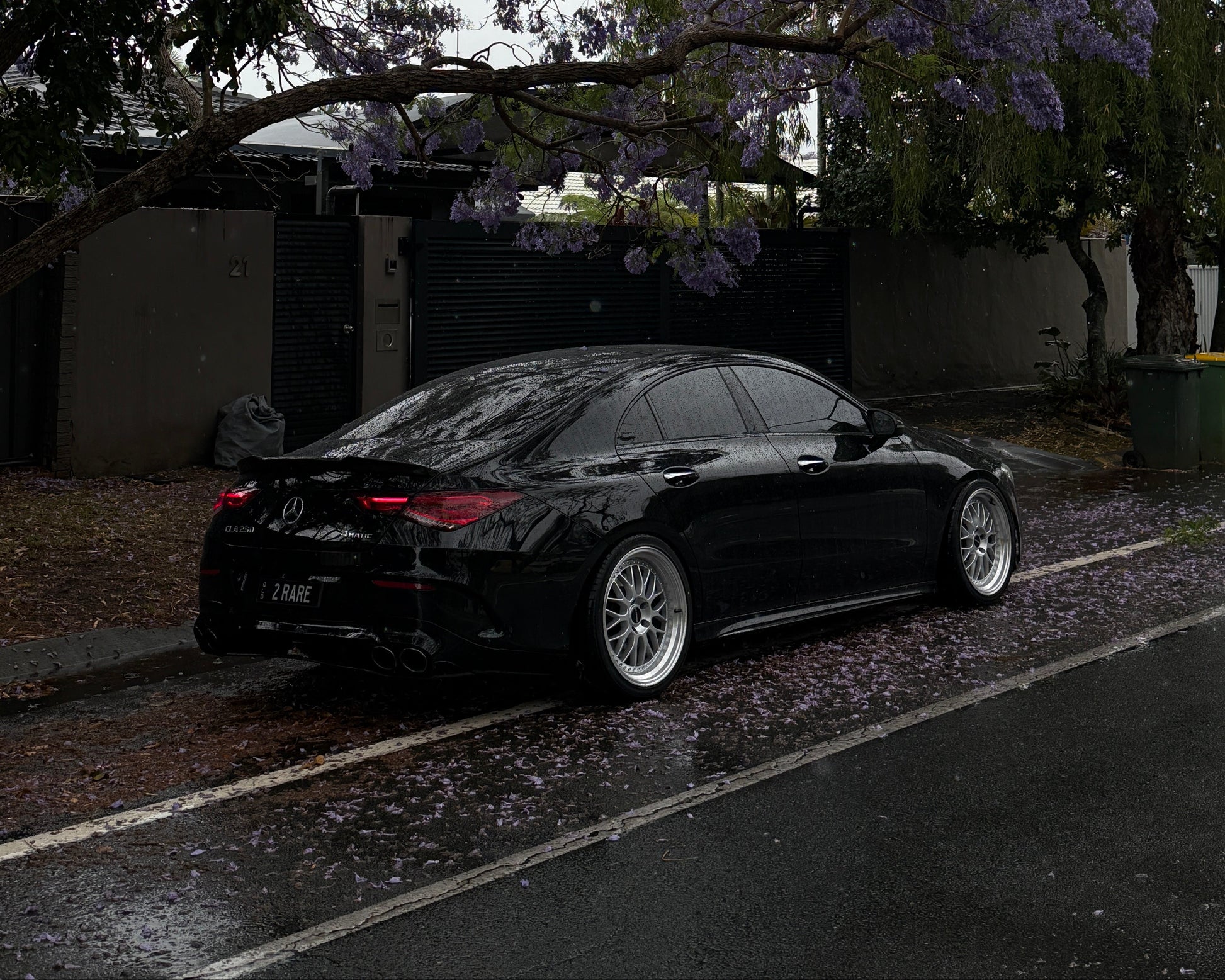 Mercedes cla250 with dspeed performance wheels ds06 ds-06 19x9.5 alloy wheels