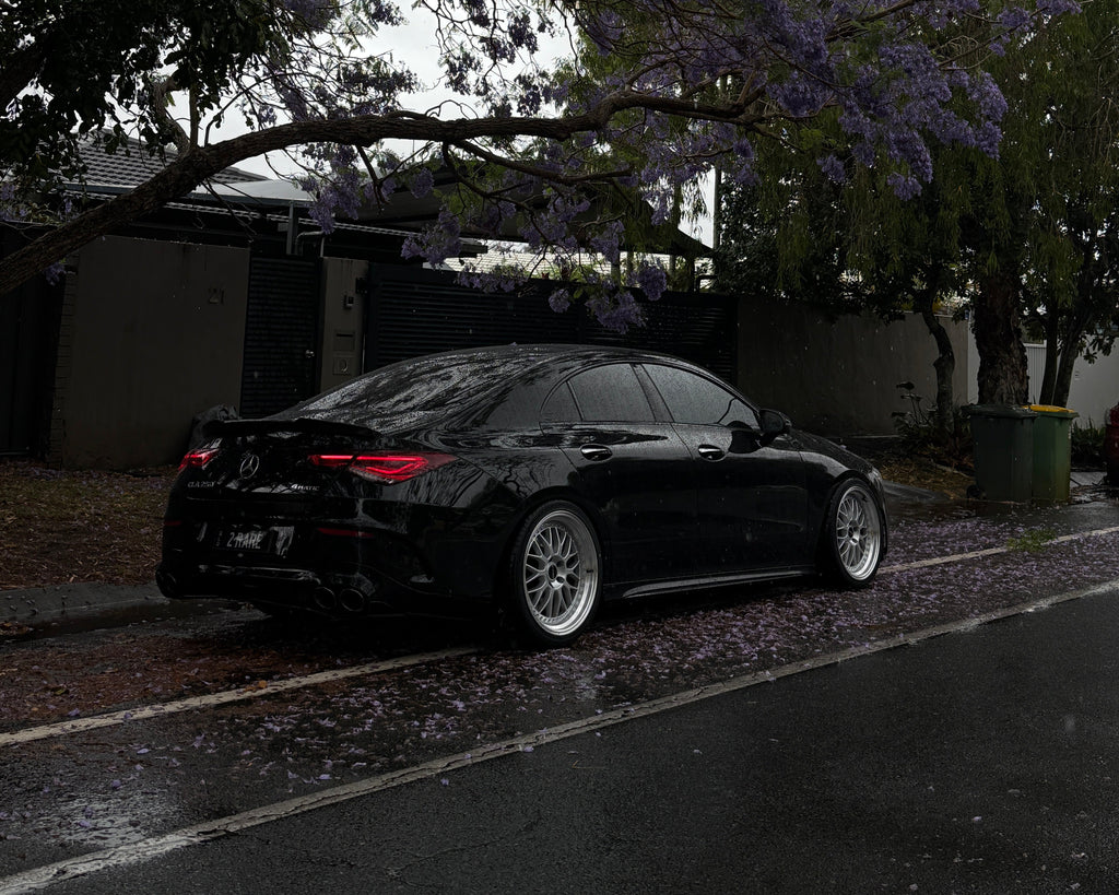 Mercedes cla250 with dspeed performance wheels ds06 ds-06 19x9.5 alloy wheels