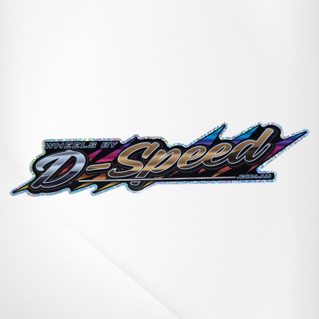 D-Speed Large Glitter Stickers