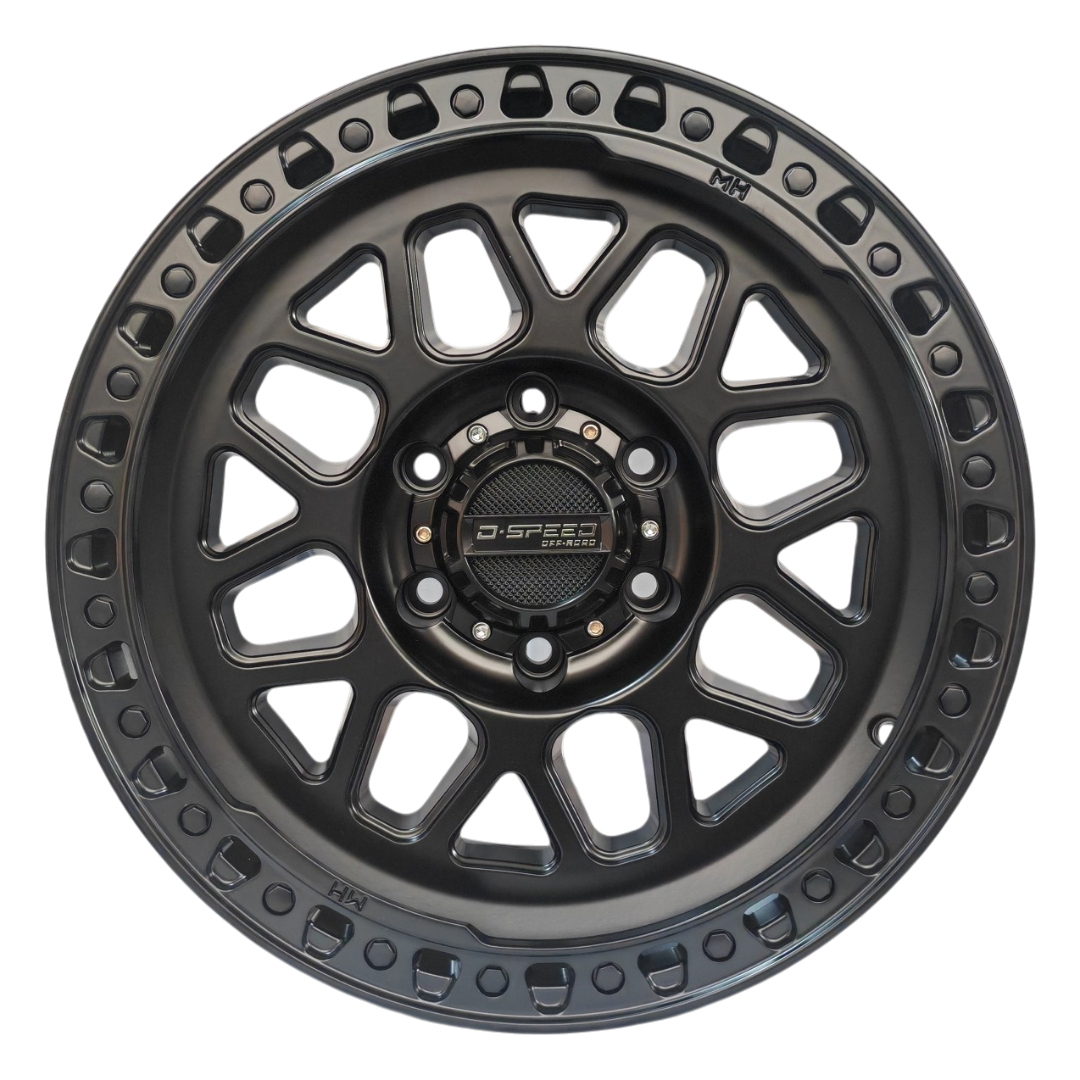 D-Speed MH-1 4x4 17x8.5  Satin Black