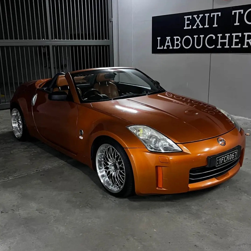 D-Speed  DS-08 19X9.5 +25 & 19x10.5 +25 5x114.3 Wheel and tyre package