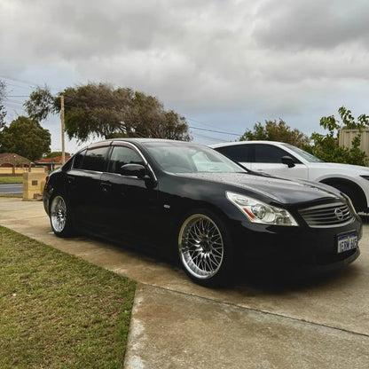 D-Speed  DS-08 19X9.5 +25 & 19x10.5 +25 5x114.3 Wheel and tyre package