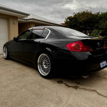 D-Speed  DS-08 19X9.5 +25 & 19x10.5 +25 5x114.3 Wheel and tyre package