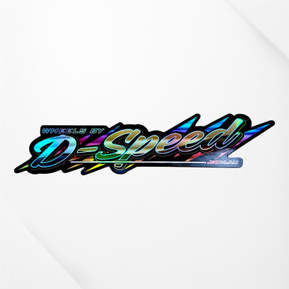 D-Speed Holographic Stickers