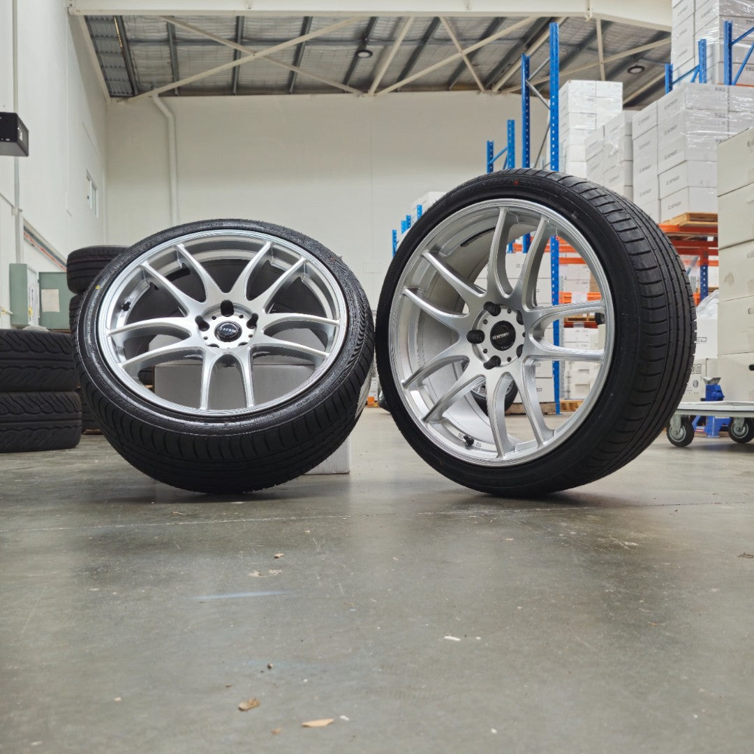 D-Speed DS-02 19X8.5 & 9.5 STAGGERED 5X120 Wheel and tyre packages ...