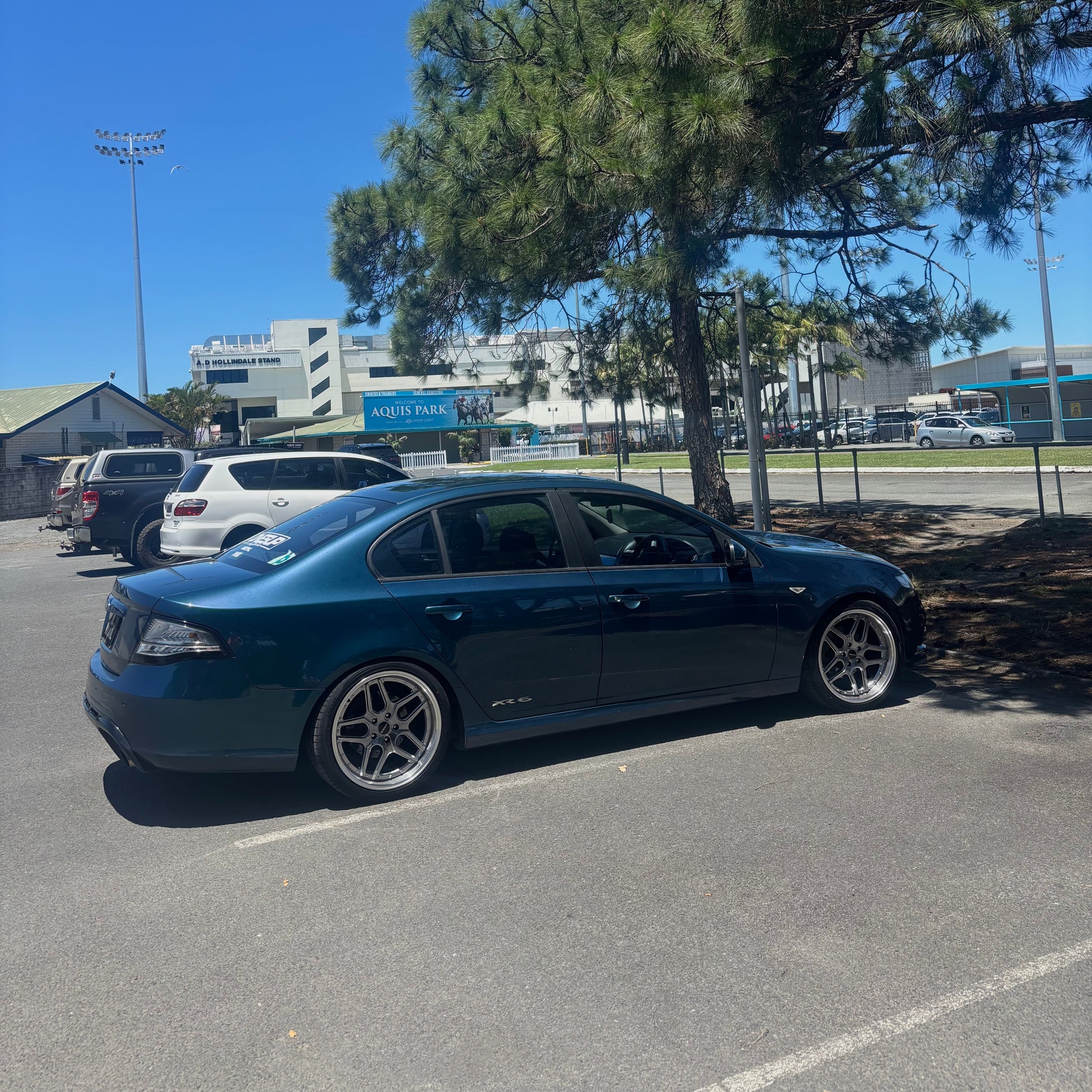 ford falcon fg sedan with dspeed d-speed ds09 ds-09 wheels alloy 18inch 19inch 19x9.5