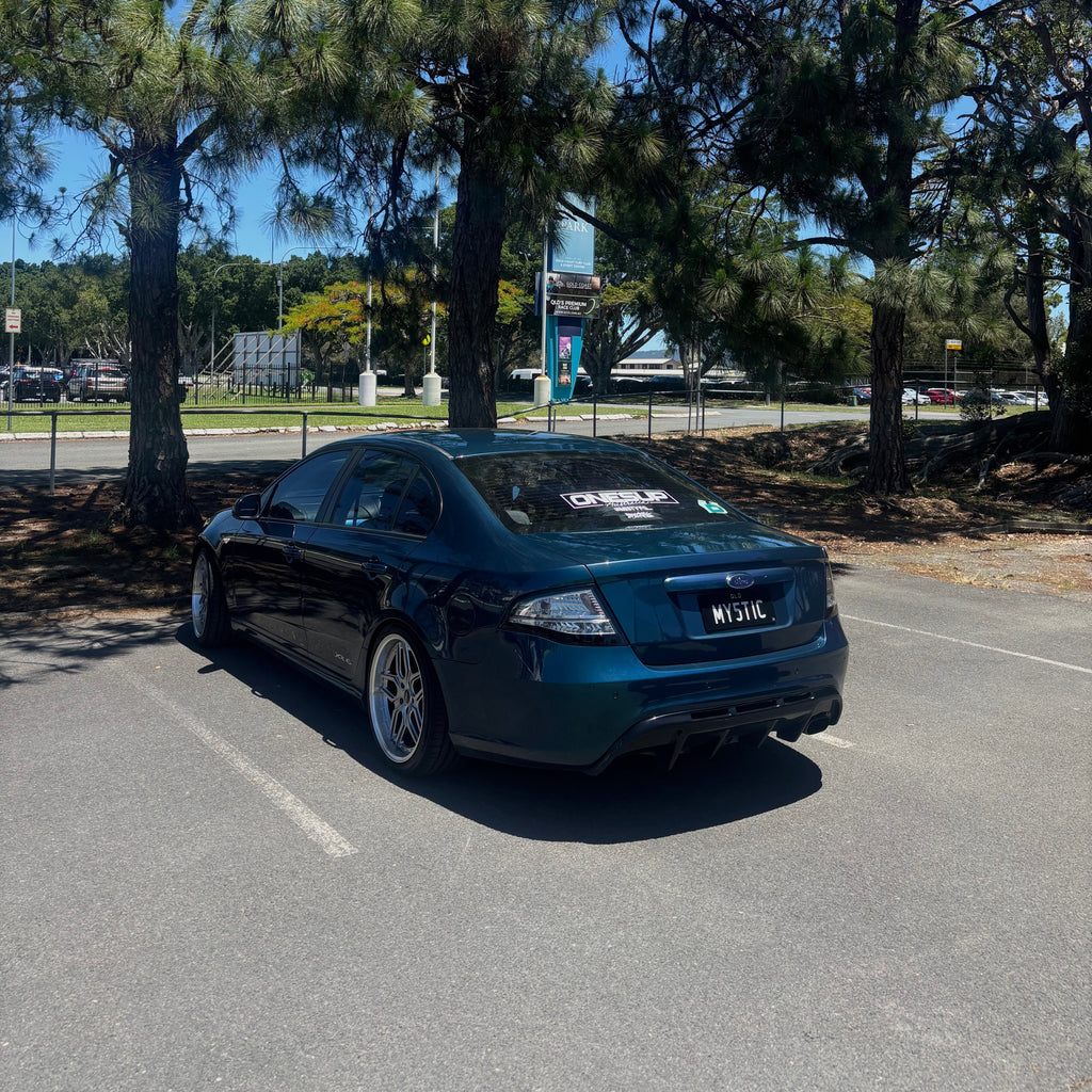 ford falcon fg sedan with dspeed d-speed ds09 ds-09 wheels alloy 18inch 19inch 19x9.5