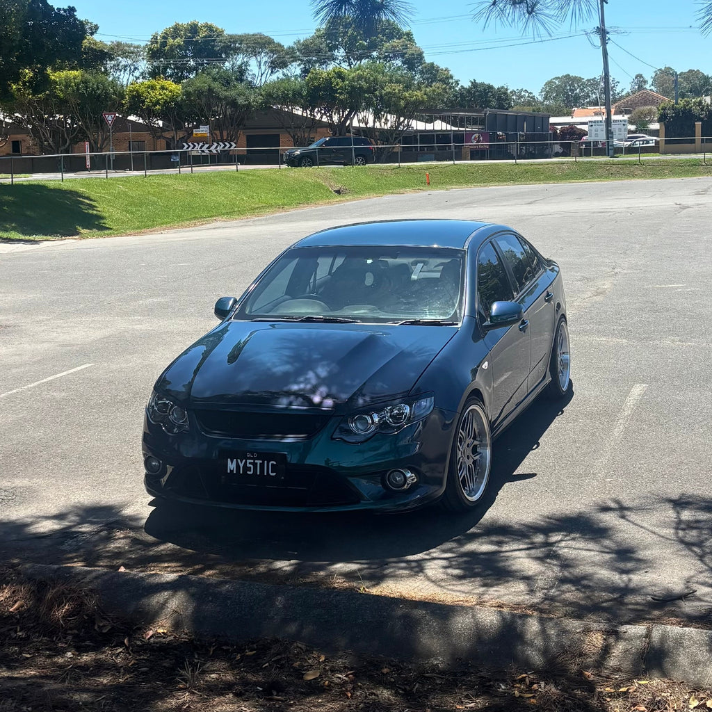 ford falcon fg sedan with dspeed d-speed ds09 ds-09 wheels alloy 18inch 19inch 19x9.5