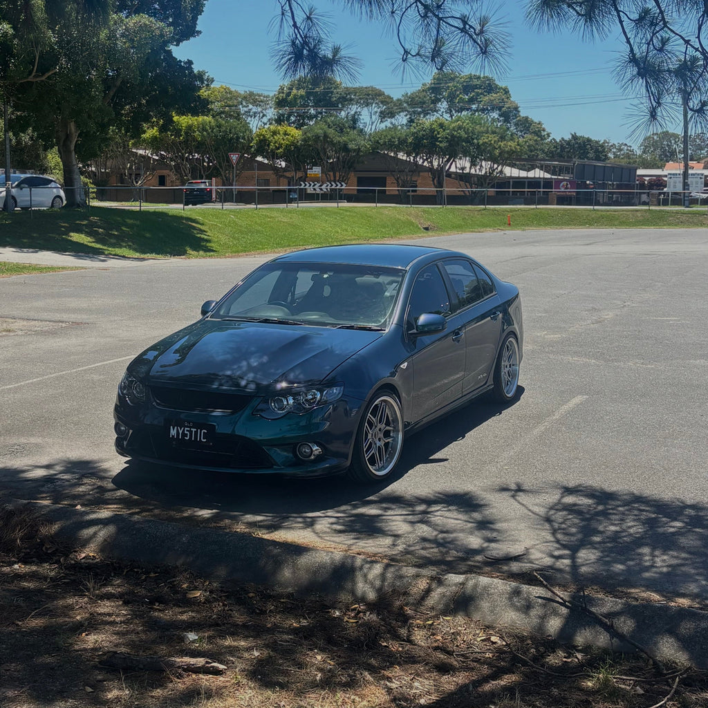 ford falcon fg sedan with dspeed d-speed ds09 ds-09 wheels alloy 18inch 19inch 19x9.5