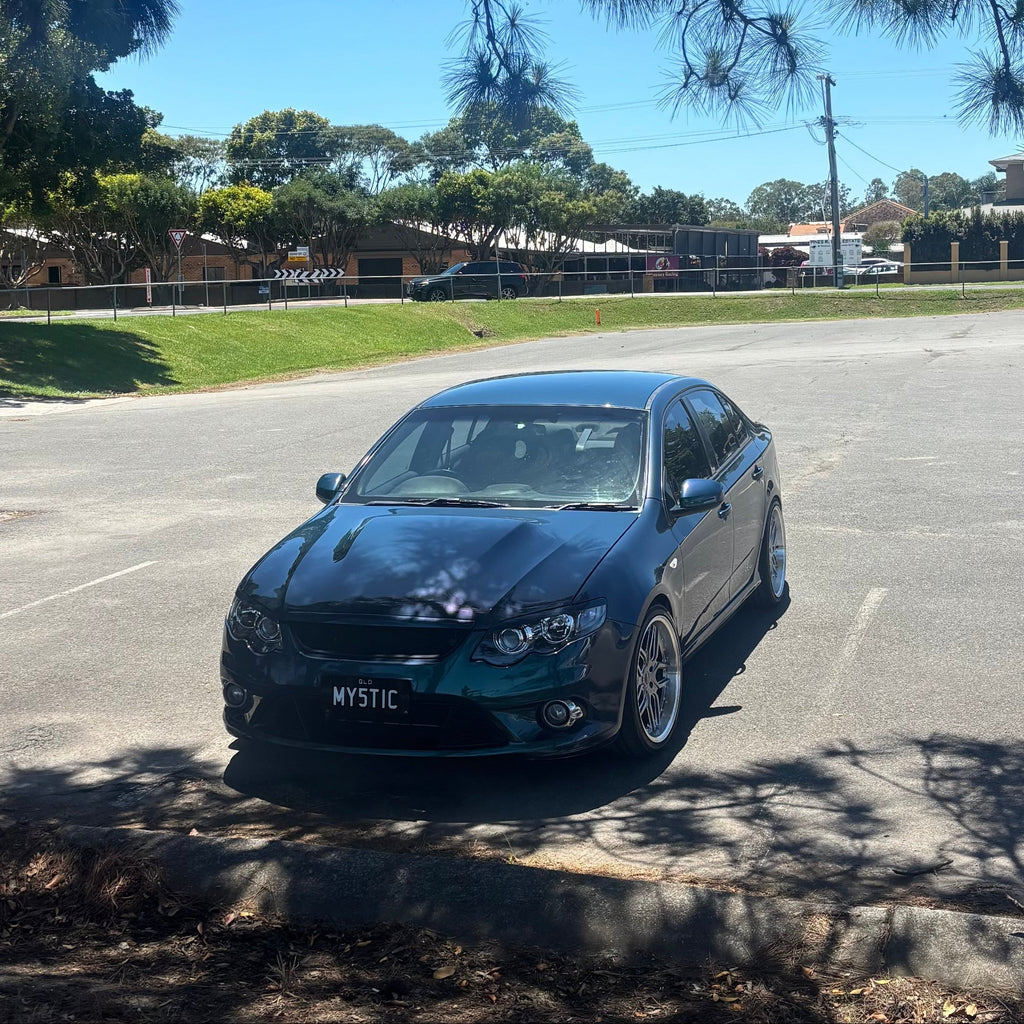 ford falcon fg sedan with dspeed d-speed ds09 ds-09 wheels alloy 18inch 19inch 19x9.5