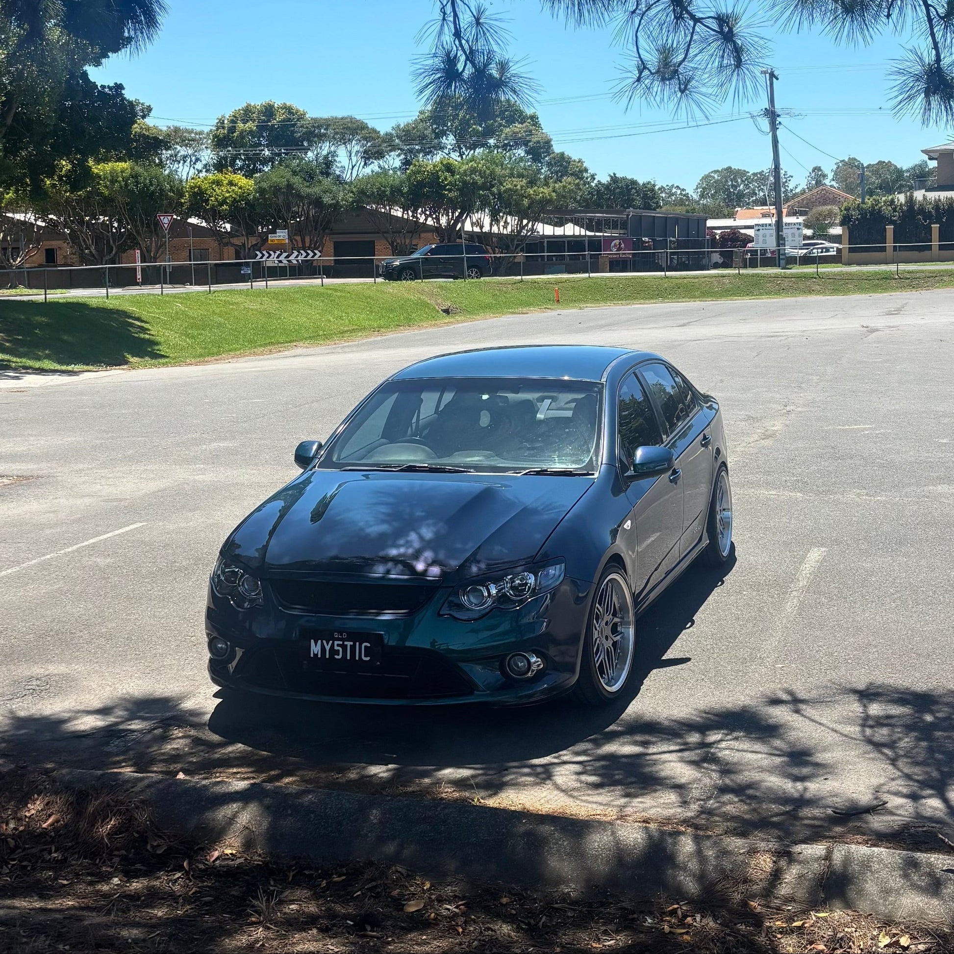 ford falcon fg sedan with dspeed d-speed ds09 ds-09 wheels alloy 18inch 19inch 19x9.5