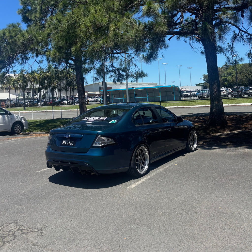 ford falcon fg sedan with dspeed d-speed ds09 ds-09 wheels alloy 18inch 19inch 19x9.5