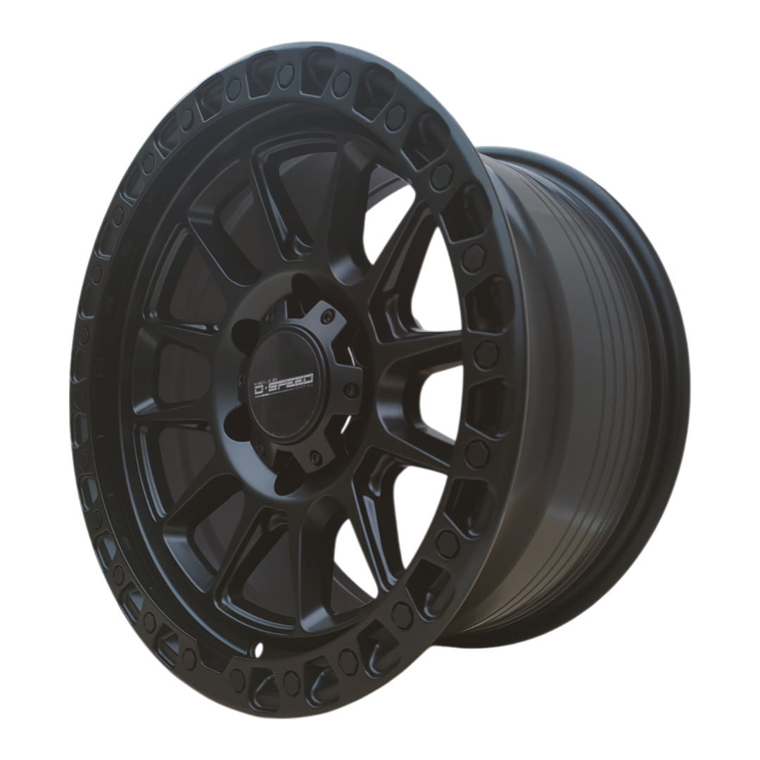D-Speed XT-1 4x4 17x9 6x139.7 Satin Black – Dspeed Performance Wheels