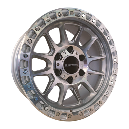 D-Speed XT-1 4x4 17x9 6x139.7  Machined Silver