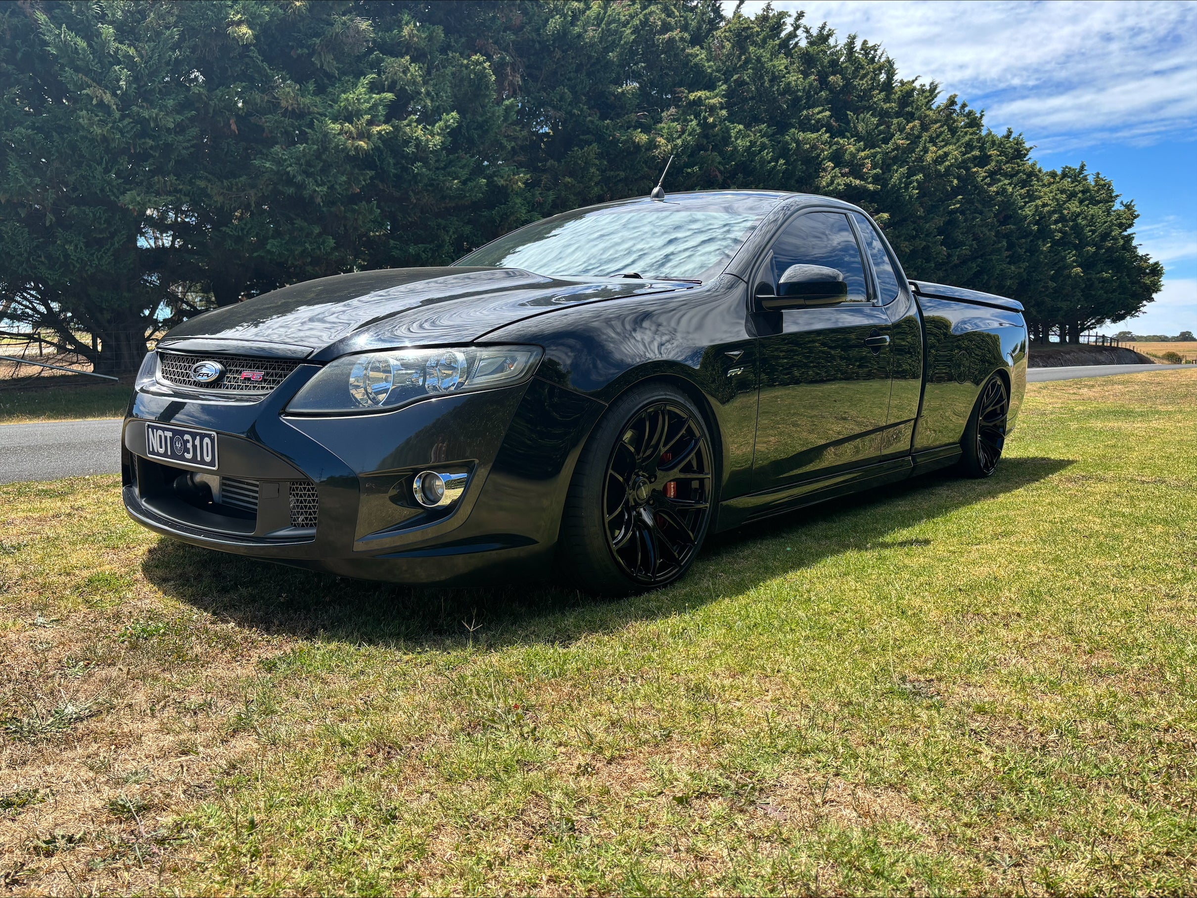 Ford Falcon Rtv Rim Ford Falcon FG UTE - D-Speed DS-05 19x9.5 +25 Front and 19x10.5 +22 Re ...